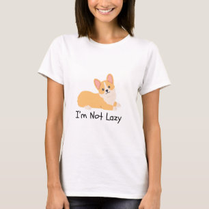 T-shirt Je ne suis pas des mèmes de chien paresseux