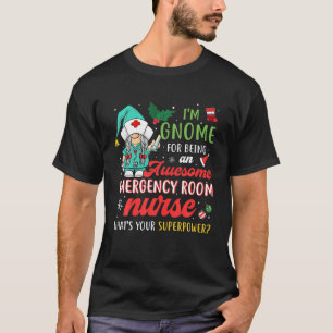 T-shirt Je ne suis pas doué d'être une infirmière d'urgenc