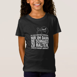 T-Shirt JE NE SUIS PAS EN TRAIN D'APPRENDRE À PARLER
