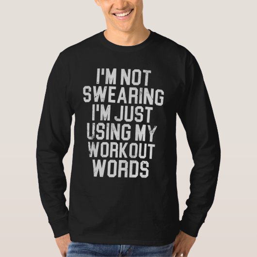 T-shirt Je Ne Suis Pas En Train D'Utiliser Mon Jeu De Mots (Devant)
