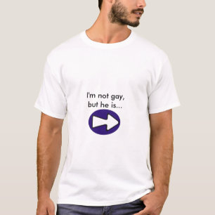 T-shirt Je ne suis pas gai, mais il est