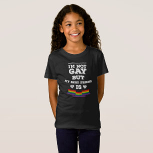 T-Shirt Je ne suis pas gai mais mon meilleur ami est