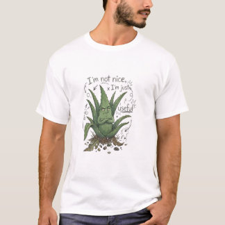 T-shirt Je ne suis pas gentil, je suis juste utile – Humou