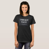 T-SHIRT JE NE SUIS PAS GRAS (Devant entier)