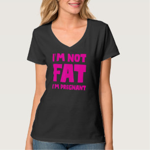 T-shirt Je ne suis pas gros Je suis Pregnan, Grosse Encein