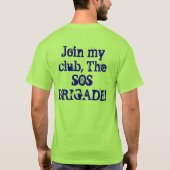 T-shirt Je ne suis pas intéressé par les humains (Dos)