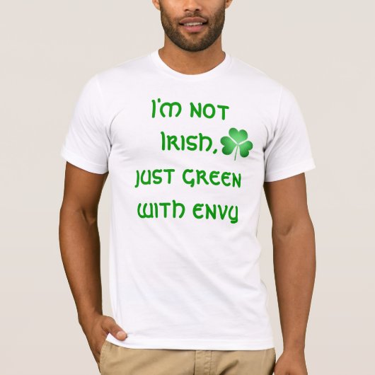 T-shirt Je ne suis pas irlandais (Devant)