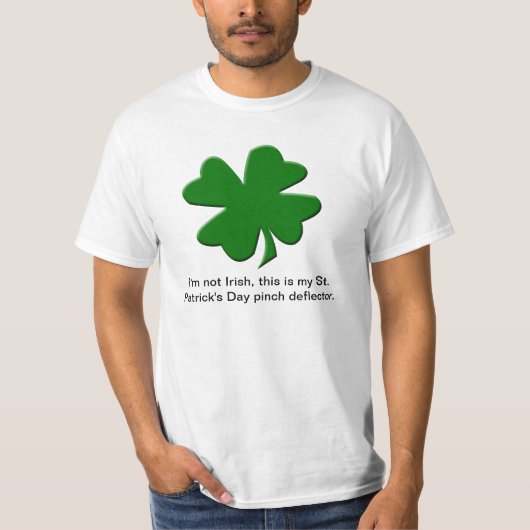 T-shirt Je ne suis pas IRLANDAIS (Devant)