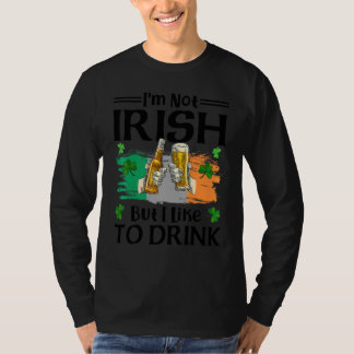 T-shirt Je ne suis pas irlandais mais j'aime boire de la b