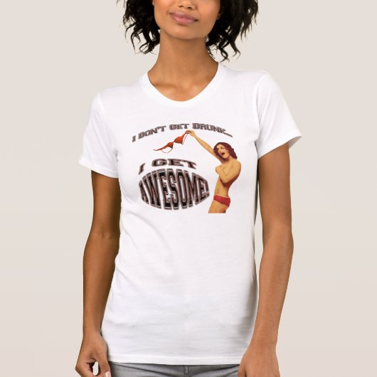 T-shirt Je ne suis pas ivre (Devant)
