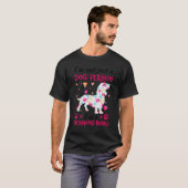 T-shirt Je ne suis pas juste un chien Dachshund maman (Devant entier)
