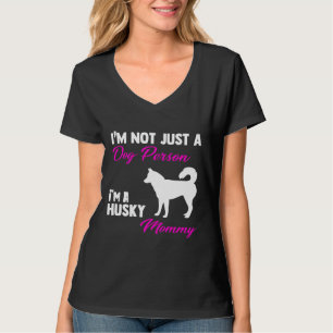 T-shirt Je ne suis pas juste une personne de chien, je sui