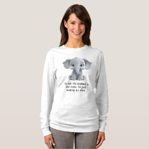 T-shirt Je ne suis pas l'éléphant dans la salle