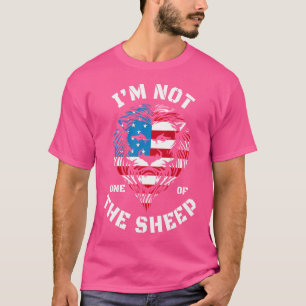 T-shirt Je Ne Suis Pas L'Un Des Drapeaux Américains De Lio