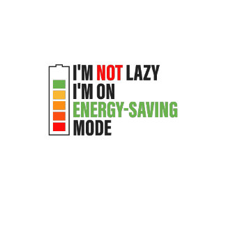 T-shirt Je ne suis pas paresseux