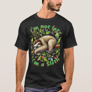 T-shirt Je ne suis pas paresseux.
