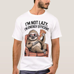 T-shirt Je ne suis pas paresseux, je suis économe en énerg