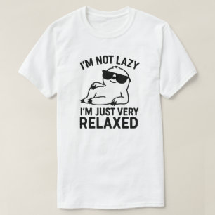 T-shirt Je ne suis pas paresseux, je suis juste très déten