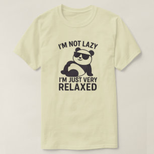 T-shirt Je ne suis pas paresseux, je suis juste très déten