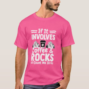 T-shirt Je ne suis pas perdu Je collecte des roches Géolog