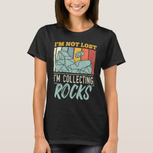 T-shirt Je ne suis pas perdu, je collectionne les roches G