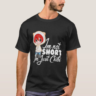 T-shirt Je ne suis pas petite, je suis juste Chibi Mignonn