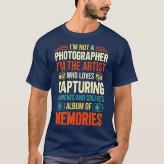 T-shirt Je Ne Suis Pas Photographe