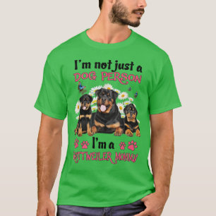 T-shirt Je ne suis pas seulement une personne de chien Je