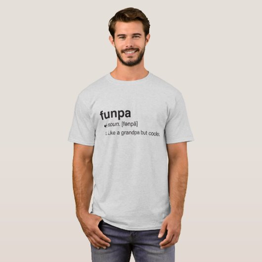 T-shirt Je ne suis pas simplement un grand-papa que je (Devant entier)