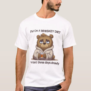 T-shirt Je ne suis pas sur le whisky, j'ai déjà perdu troi