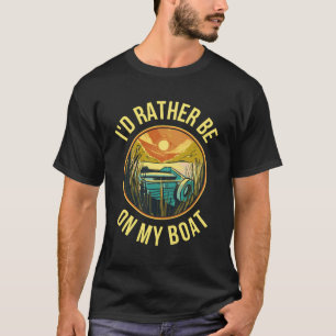 T-shirt Je Ne Suis Pas Sur Mon Bateau