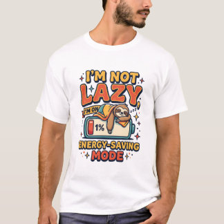 T-shirt Je ne suis pas Tee paresseux