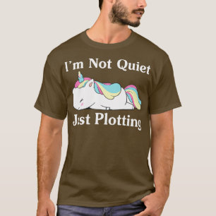 T-shirt Je Ne Suis Pas Tranquille Juste Ploter Unicorn Fun