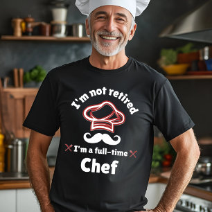 T-shirt Je ne suis pas un chef à la retraite Design