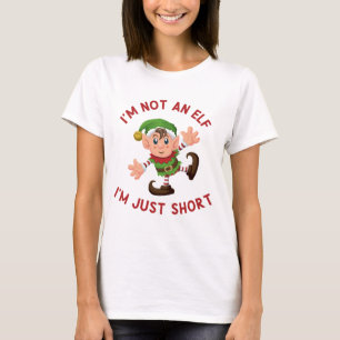 T-shirt Je ne suis pas un elfe Je suis un Noël court // d