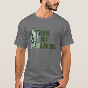 T-shirt Je Ne Suis Pas Un Gros Avec Cactus