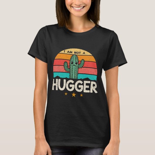 T-shirt Je Ne Suis Pas Un Gros - Drôle Introvert Anti-Hug  (Devant)