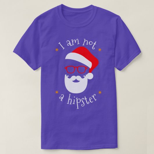 T-shirt Je Ne Suis Pas Un Hipster Camiseta Hipster para Na (Design devant)