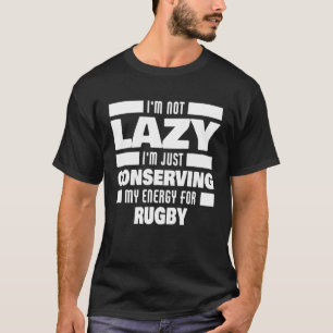 T-shirt Je ne suis pas un joueur de rugby