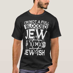 T-shirt Je ne suis pas un juif complètement sanglé Je suis