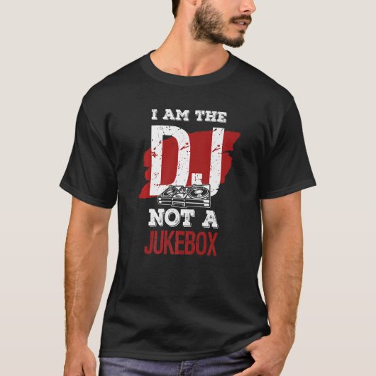 T-shirt Je ne suis pas un juke-box (Devant)