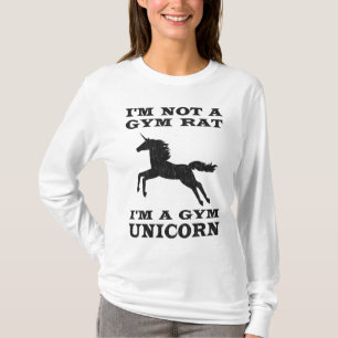 T-shirt Je ne suis pas un rat de gymnase que je suis une