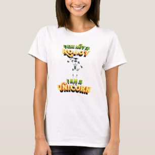 T-shirt Je Ne Suis Pas Un Robot Je Suis Un Unicorne