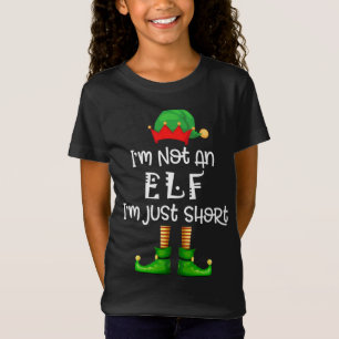 T-Shirt Je ne suis pas une famille d'elfes Pjs de Noël cor