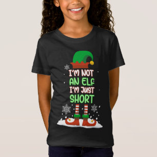 T-Shirt Je ne suis pas une famille d'elfes Pjs de Noël cor