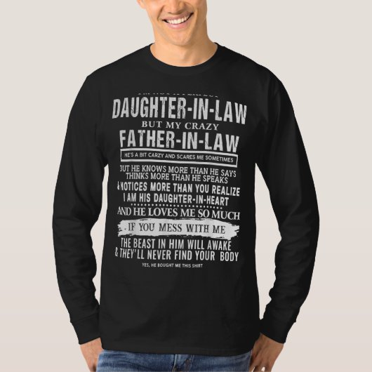 T-shirt Je ne suis pas une fille parfaite en droit, mais m (Devant)