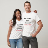 T-shirt Je ne suis pas une machine d'atmosphère ! (Unisexe)