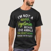 Je ne suis pas végétarien J'aime les animaux végét