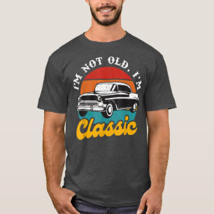 T-shirt Je Ne Suis Pas Vieille, Je Suis Classique Retro Vi