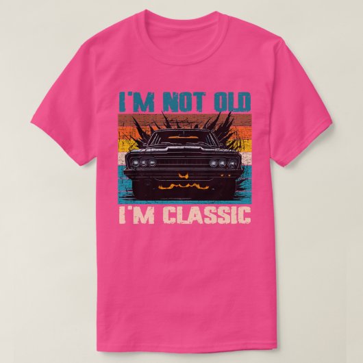 T-shirt Je Ne Suis Pas Vieux Im Classic (20) (Design devant)